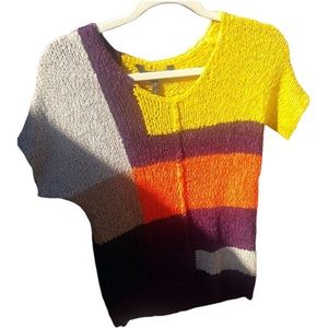 NEW BCBGMaxaZria Color Blocks Sweater